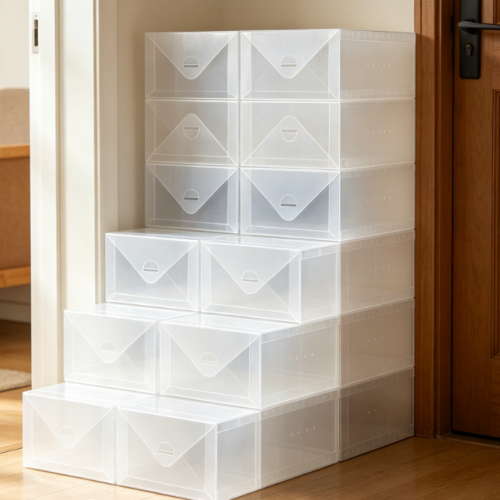 Alternative view of Transparent Plastic Stackable Box for Ankle Boots & High Heels