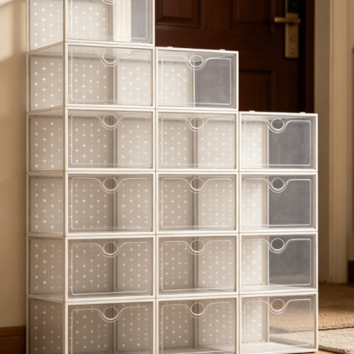 Alternative view of Grey Extra-Large Transparent Sneaker Display Case