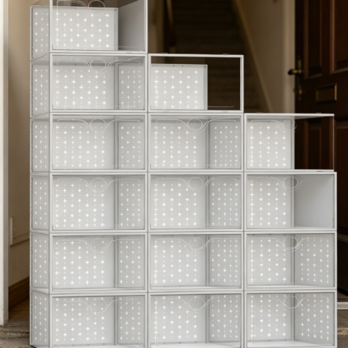 Grey Extra-Large Transparent Sneaker Display Case