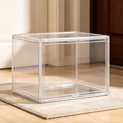 Alternative view of Super Extra-Large Transparent Display & Storage Box with Magnetic Door